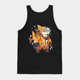 Niji Style Anime Diving Shark Tank Top